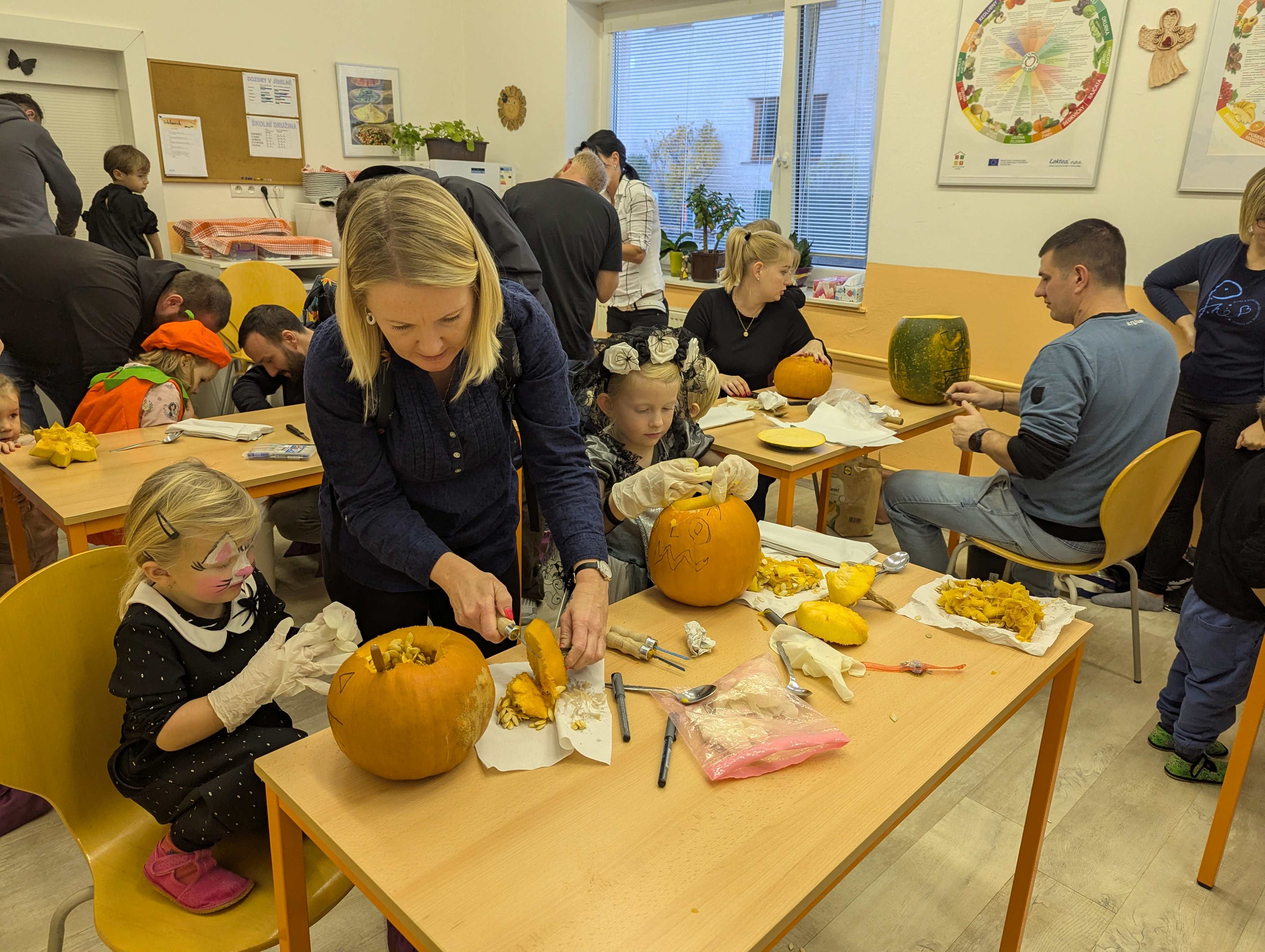 Dýňování s rodiči