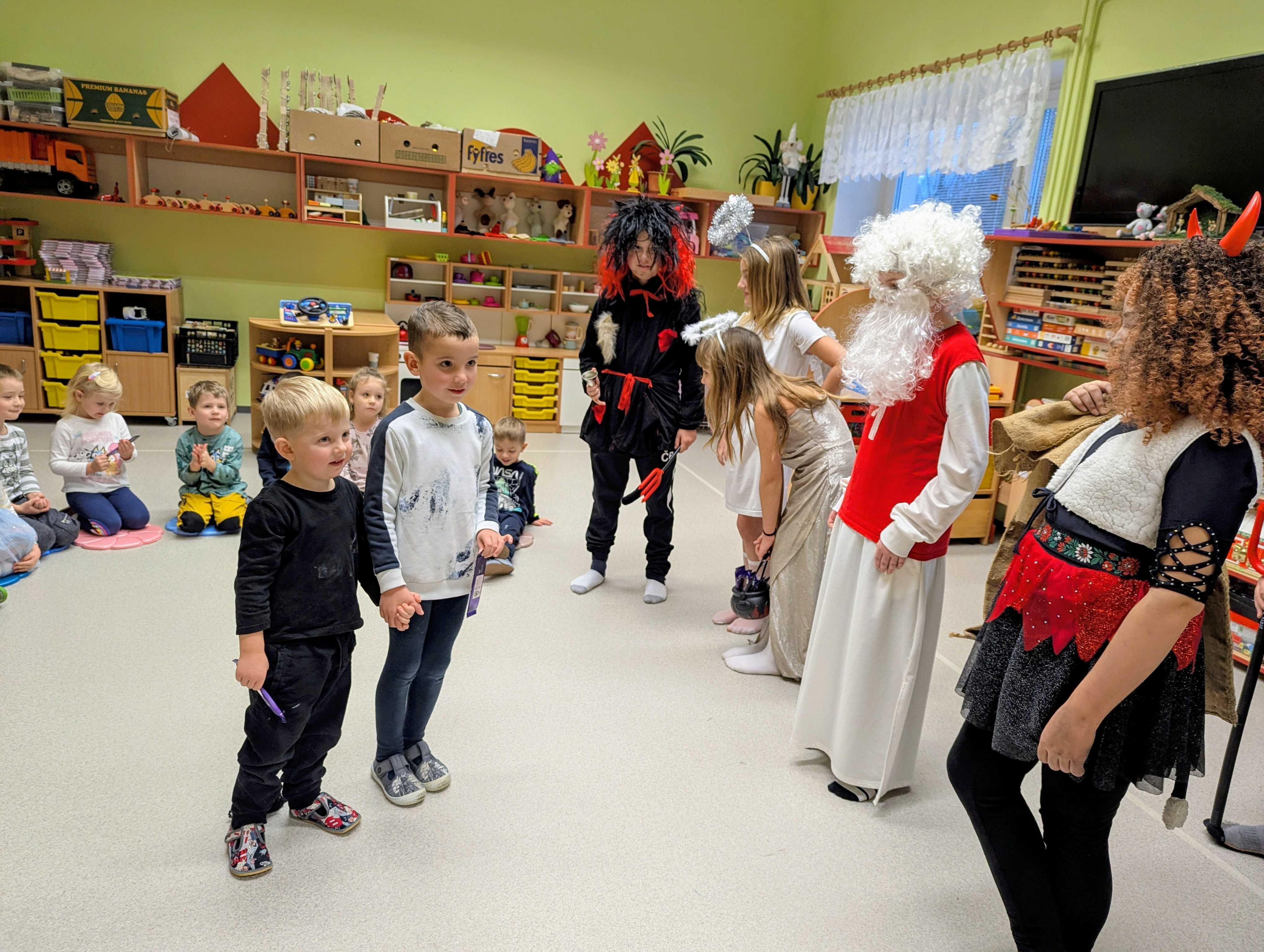 Mikulášská besídka se žáky ZŠ Malšovice